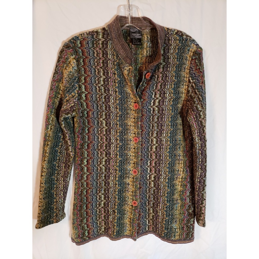 Women's Peskara Multicolor Long Sleeve Sweater Size M